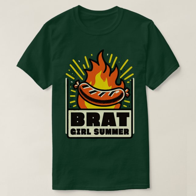 Brat Girl Summer 1 T Shirt (Design framsida)