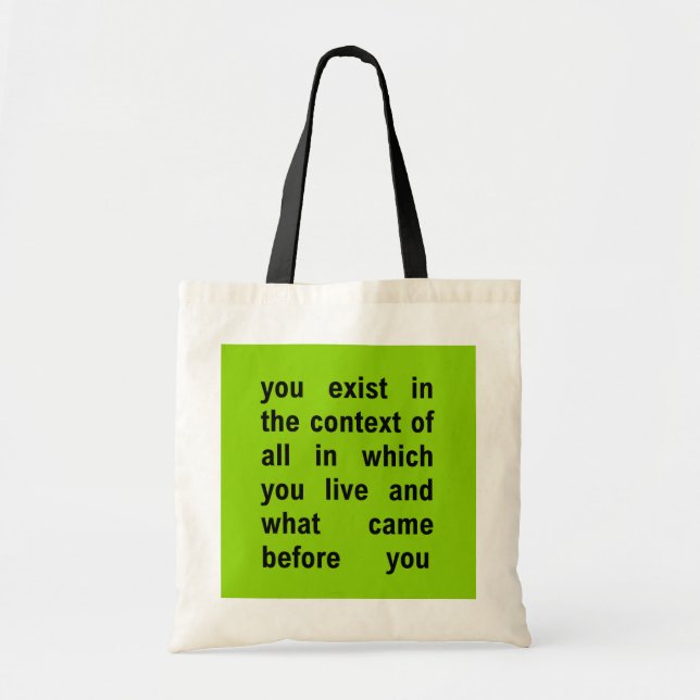 Brat Girl Summer Harris Quote Tote Bag Tygkasse (Framsidan)