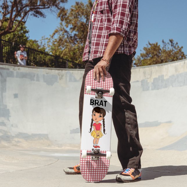 BRAT GOTHIC GIRL BRAIDS GIRLS Skateboard (Utomhus 2)