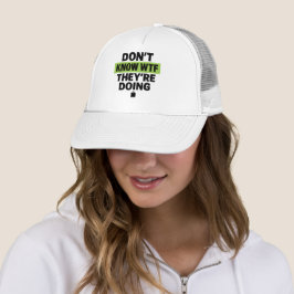Brat Green Design – Vet inte vad fan de håller på Keps