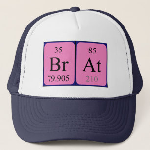 Brat periodisk bord namn hat keps