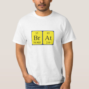 Brat Periodisk skjorta bord namn T Shirt