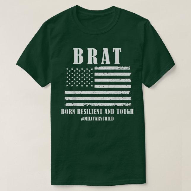 Brat  Purple Up Military Child Awareness  Mens & W T Shirt (Design framsida)