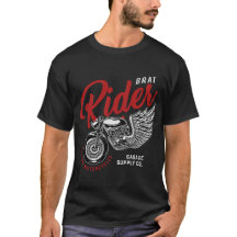 Brat Rides Anpassningsbar Motorcyklar T-Shirt
