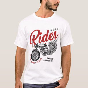 Brat Rides Anpassningsbar Motorcyklar T-Shirt