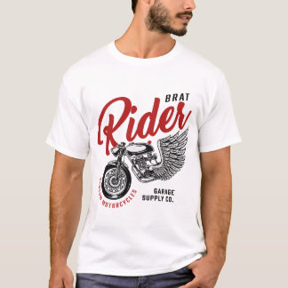 Brat Rides Anpassningsbar Motorcyklar T-Shirt