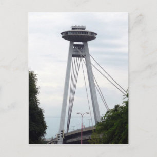 bratislava bridge ufo vykort