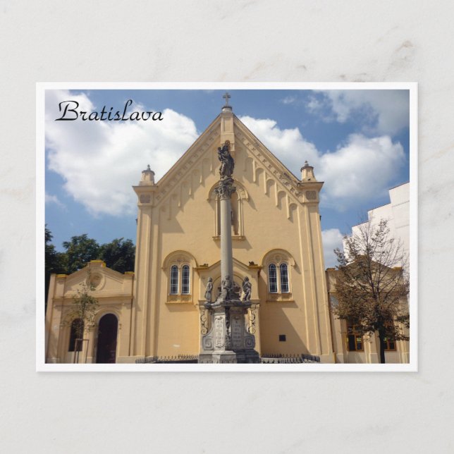 bratislava capuchin gräns vykort (Framsida)