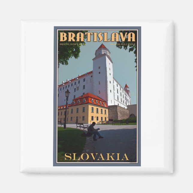 Bratislava Castle Magnet (Framsidan)