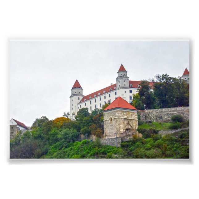 Bratislava Castle, Slovakien Fototryck (Framsidan)