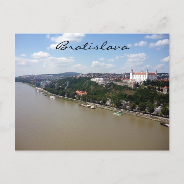 bratislava donau vykort (Framsida)