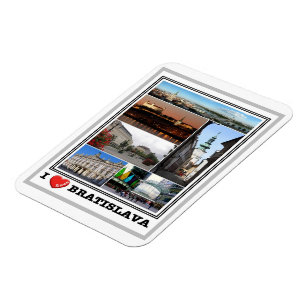 Bratislava - I Kärlek - Slovakien - Magnet