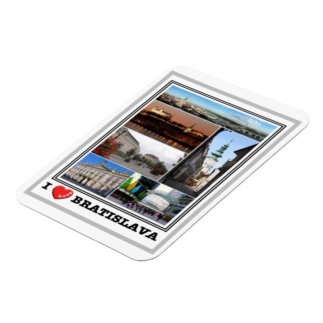 Bratislava - I Kärlek - Slovakien - Magnet (Vänstra Sidan)