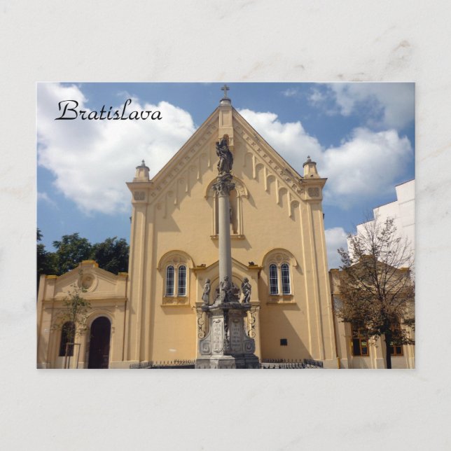 bratislava kapucin kyrka vykort (Framsida)