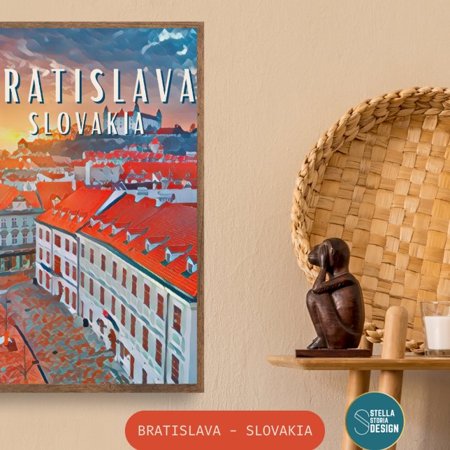 Bratislava, la perle du Danube Poster (Bratislava : Passé charmant, avenir prometteur.)