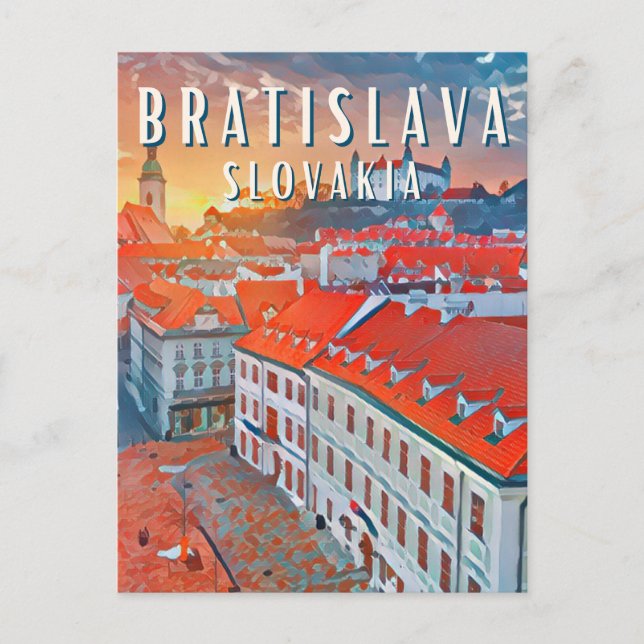 Bratislava, la perle du Danube Vykort (Framsida)