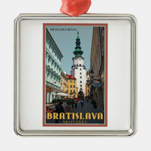 Bratislava - Michaels torn Julgransprydnad Metall