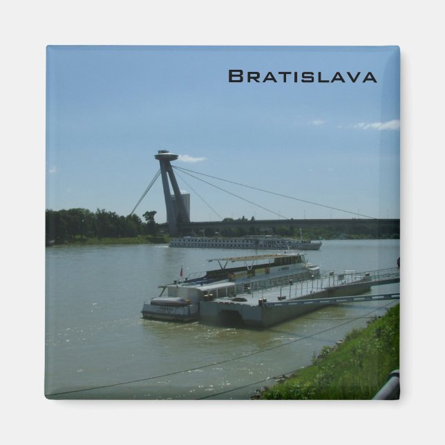 Bratislava och Donau Magnet (Framsidan)
