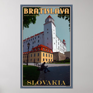 Bratislava slott poster