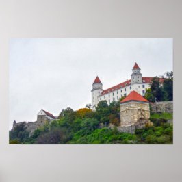 Bratislava slott, Slovakien Poster