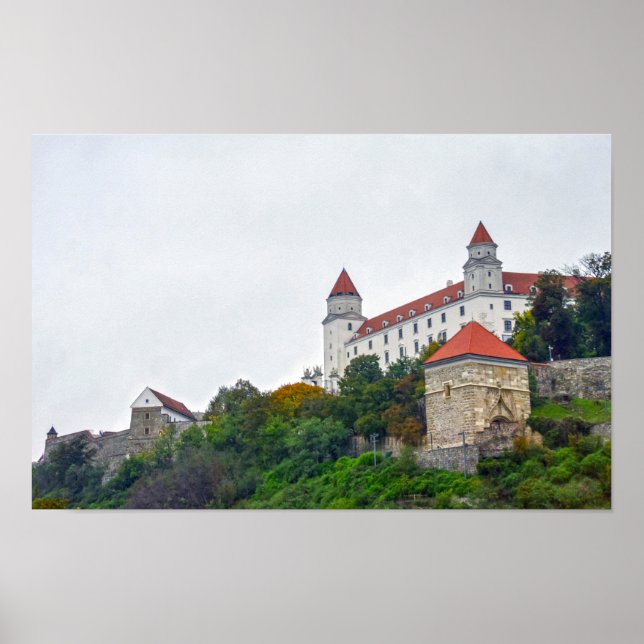 Bratislava slott, Slovakien Poster (Framsidan)