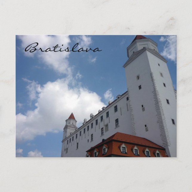 Bratislava-slott Vykort (Framsida)