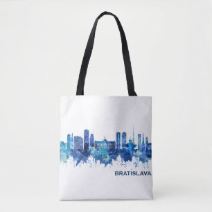 Bratislava Slovakia Skyline Blue Tygkasse