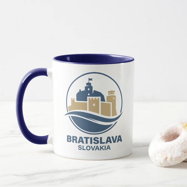 Bratislava Slovakien Europa Mugg (Med munk)