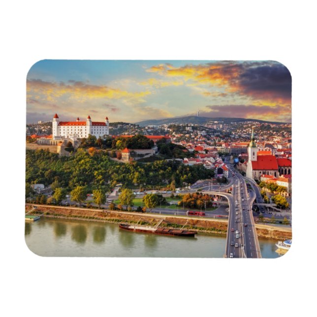 Bratislava, Slovakien Magnet (Horisontell)