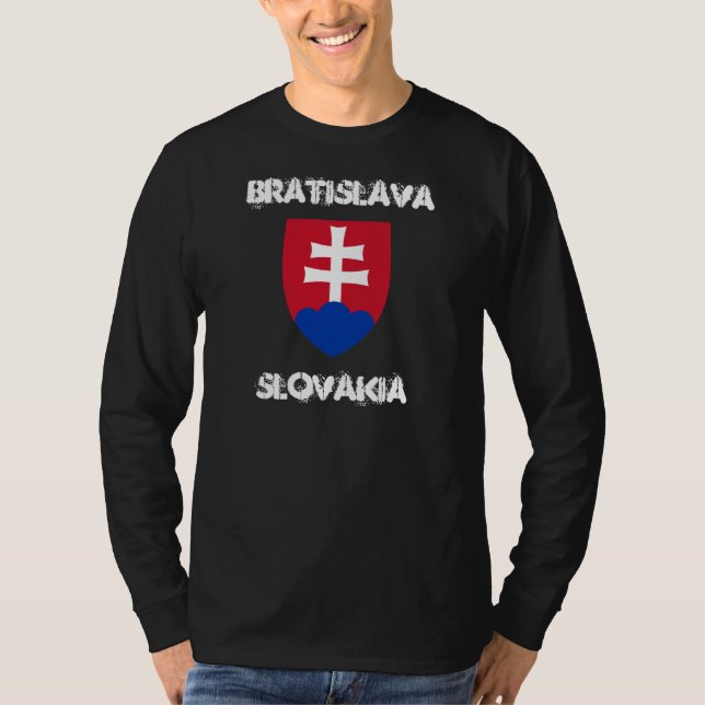 Bratislava, Slovakien med jackande av arm Tröja (Framsida)