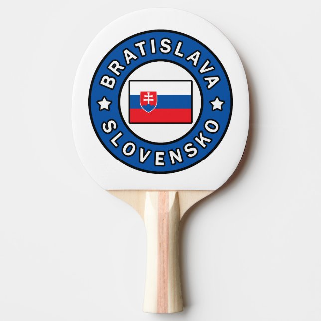 Bratislava Slovakien Pingisracket (Framsidan)