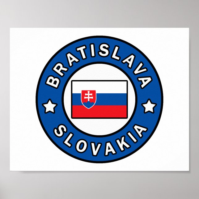 Bratislava Slovakien Poster (Framsidan)