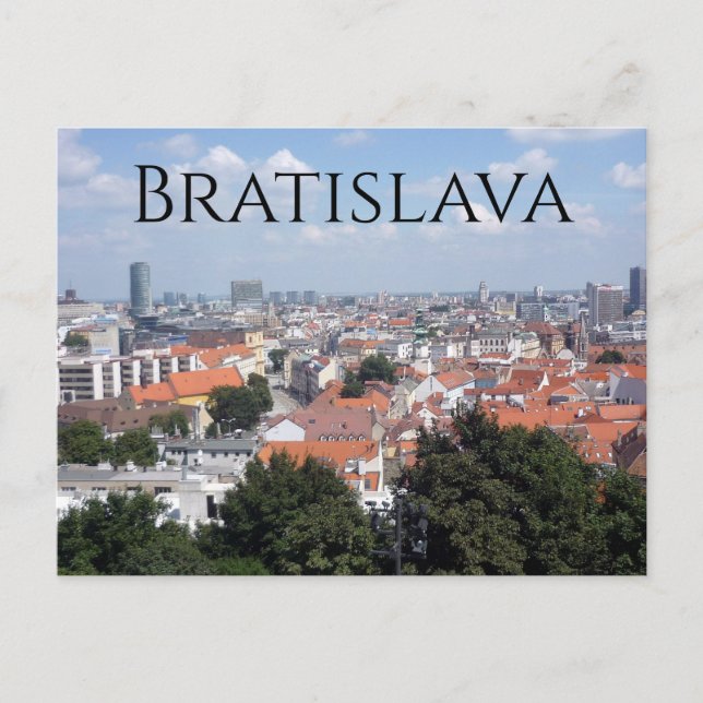 Bratislava staden Slovakien Vykort (Framsida)