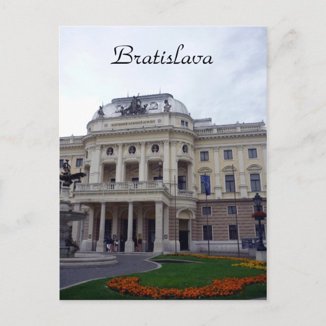 bratislava-teater vykort (Framsida)