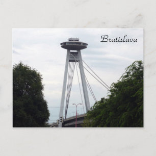 bratislava UFO bridge Vykort