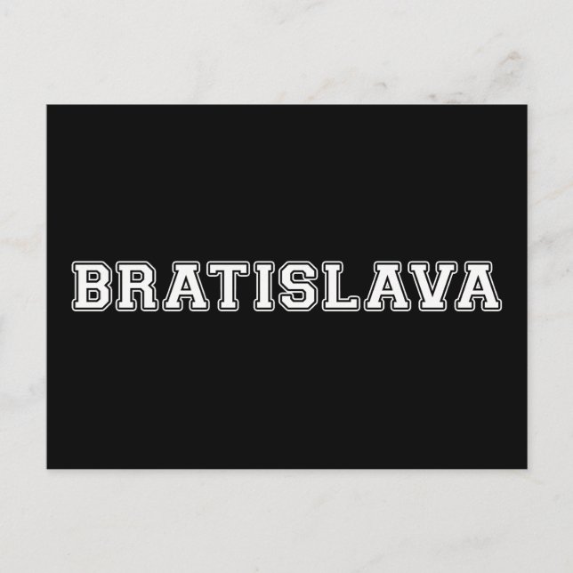 Bratislava Vykort (Framsida)