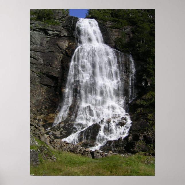Brattefossen Waterfall Poster (Framsidan)