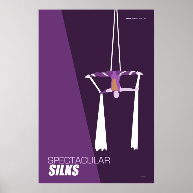 Brattleboro Circus Poster Series - Silke (Framsidan)