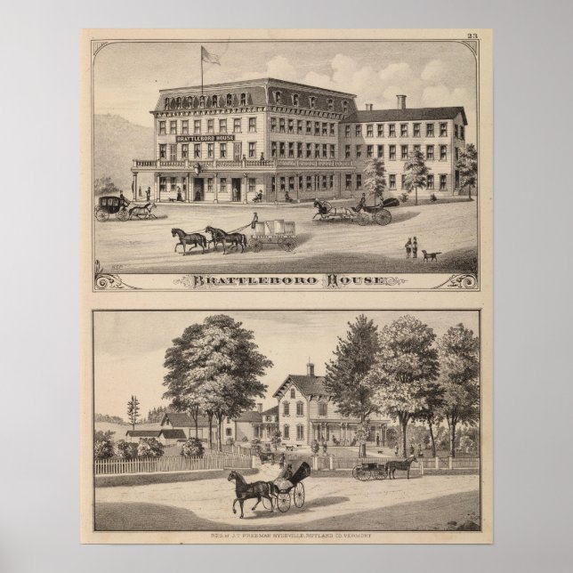 Brattleboro House Poster (Framsidan)
