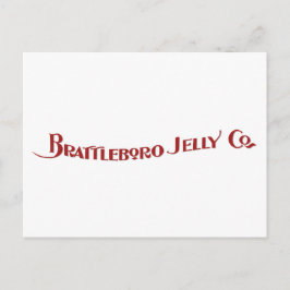 Brattleboro Jelly Company Postcard Vykort