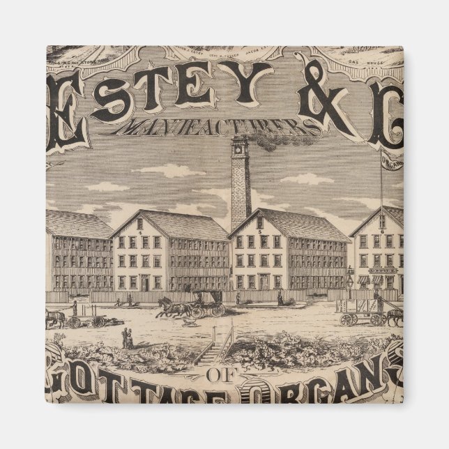 Brattleboro Vermont Magnet (Framsidan)