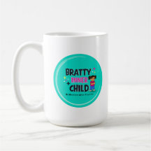 Bratty Inner Child Klassisk Mugg, 11 oz
