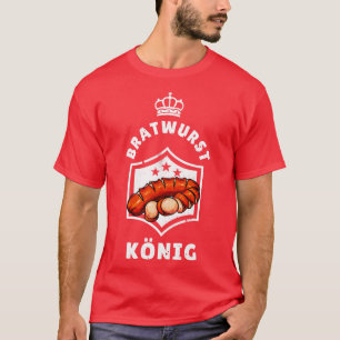 Bratwurst Knig Grill Liebhaber Mnner T Shirt