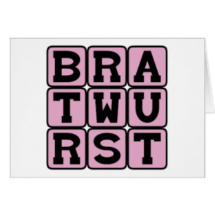 Bratwurst, Tyska korven Hälsningskort