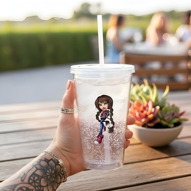 Bratz Akryl Tumbler Take Away Mugg (Skapare uppladdad)