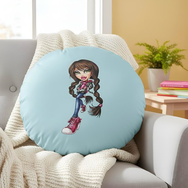 Bratz Round Pillow Rund Kudde (Skapare uppladdad)
