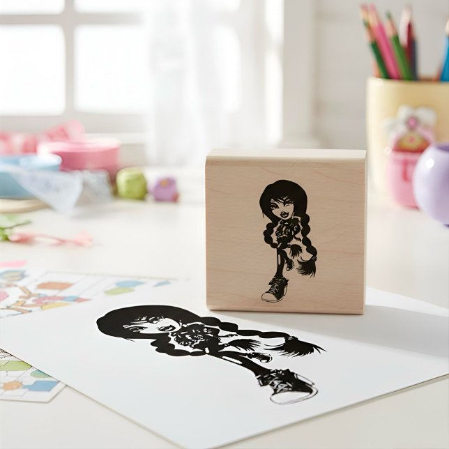 Bratz Rubber Frimärke Stämpel (Skapare uppladdad)
