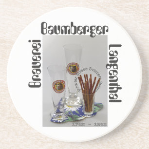 Brauerei Baumberger Langenthal Bierdeckel Underlägg