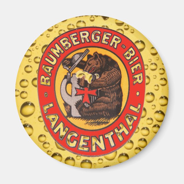 Brauerei Baumberger Langenthal Magnet (Framsidan)