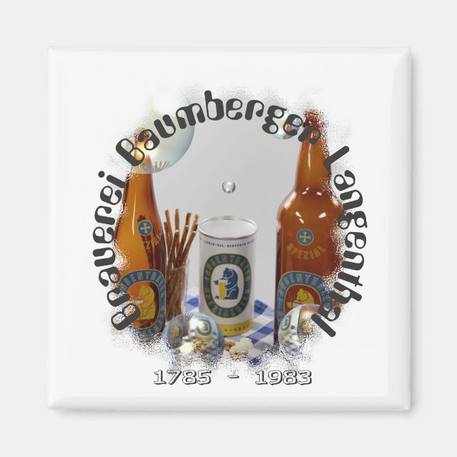 Brauerei Baumberger Langenthal Magnet (Framsidan)